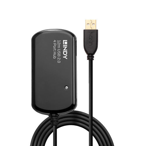 Lindy 42783 hub de interfaz 480 Mbit/s Negro - imagen 2