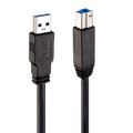 Lindy 43098 cable USB USB 3.2 Gen 1 (3.1 Gen 1) 10 m USB A USB B Negro - imagen 1