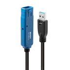 Lindy 43158 cable USB USB 3.2 Gen 1 (3.1 Gen 1) 8 m USB A Negro - imagen 1