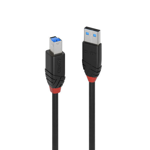Lindy 43227 cable USB USB 3.2 Gen 1 (3.1 Gen 1) 10 m USB A USB B Negro - imagen 1