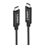 Lindy 43308 cable USB USB 3.2 Gen 2 (3.1 Gen 2) 5 m USB C Negro - imagen 1