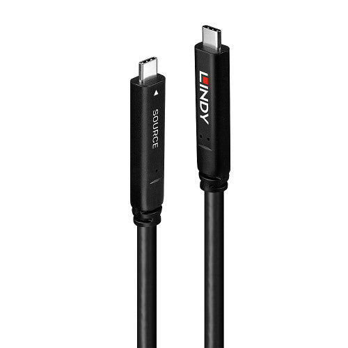 Lindy 43398 cable USB USB 3.2 Gen 1 (3.1 Gen 1) 10 m USB C Negro - imagen 1