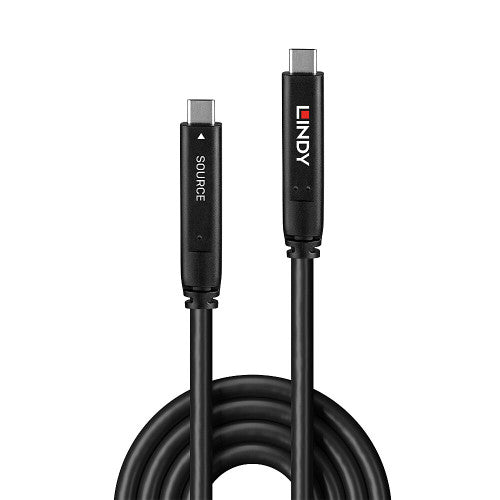 Lindy 43399 cable USB USB 3.2 Gen 1 (3.1 Gen 1) 15 m USB C Negro - imagen 2