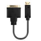 Lindy 41004 adaptador de cable de vídeo 0,15 m DisplayPort DVI-D Negro - imagen 2