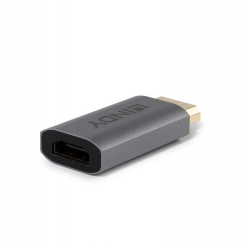 Lindy 41095 cambiador de género para cable DisplayPort HDMI Type A Gris - imagen 1