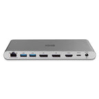 Lindy 43349 base para portátil y replicador de puertos Alámbrico USB 3.2 Gen 1 (3.1 Gen 1) Type-C Plata - imagen 2
