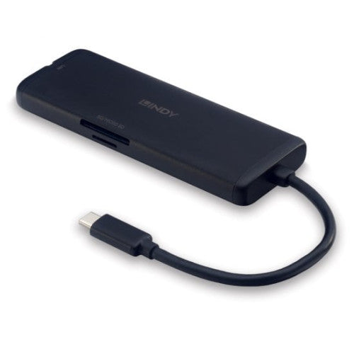 Lindy 43358 base para portátil y replicador de puertos Alámbrico USB 3.2 Gen 1 (3.1 Gen 1) Type-C Negro - imagen 2