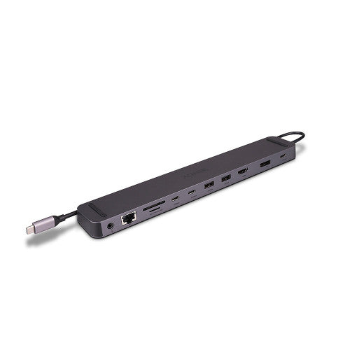 Lindy 43392 base para portátil y replicador de puertos Acoplamiento USB 3.2 Gen 1 (3.1 Gen 1) Type-C Antracita - imagen 1