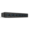 Lindy 43228 hub de interfaz USB 3.2 Gen 1 (3.1 Gen 1) Type-A 5000 Mbit/s Negro - imagen 1