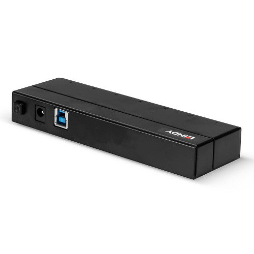 Lindy 43228 hub de interfaz USB 3.2 Gen 1 (3.1 Gen 1) Type-A 5000 Mbit/s Negro - imagen 2