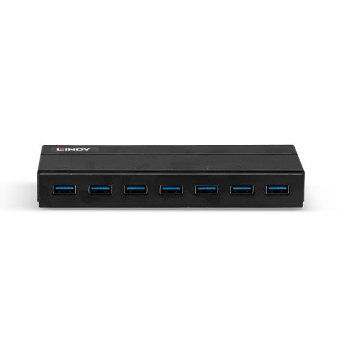 Lindy 43228 hub de interfaz USB 3.2 Gen 1 (3.1 Gen 1) Type-A 5000 Mbit/s Negro - imagen 3