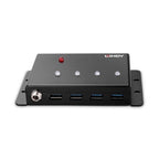 Lindy 43374 hub de interfaz USB 3.2 Gen 1 (3.1 Gen 1) Type-B 5000 Mbit/s Negro - imagen 3