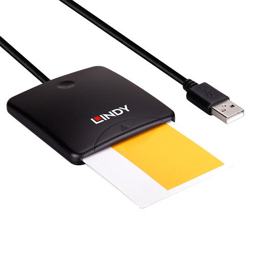 Lindy 43407 lector de tarjeta magnética USB Negro - imagen 2