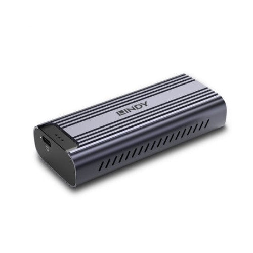 Lindy 43394 caja para disco duro externo Caja externa para unidad de estado sólido (SSD) Gris M.2 - imagen 1