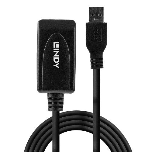 Lindy 43155 cable USB USB 3.2 Gen 1 (3.1 Gen 1) 5 m USB A Negro - imagen 2