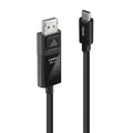 Lindy 43341 adaptador de cable de vídeo 1 m USB Tipo C DisplayPort Negro - imagen 1
