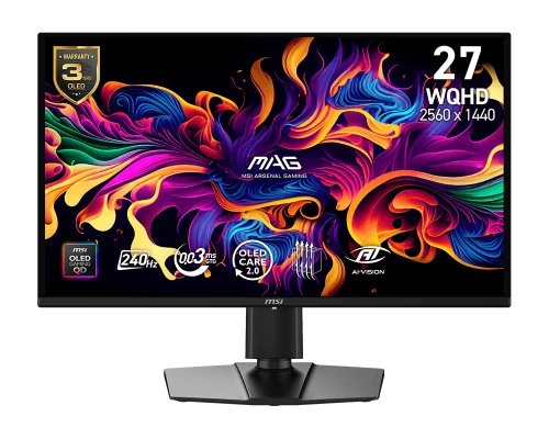 MSI MAG 274QP QD-OLED X24 pantalla para PC 67,3 cm (26.5") 2560 x 1440 Pixeles Wide Quad HD Negro - imagen 1