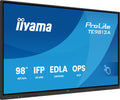 IIYAMA 98" (EDLA)/ANDROID 14,8 CORE SOC, 8/128GB, 40-PTS UHD , NFC, PIR , MM 2X20W +20W SBUW, 2XHDMI, USB-C / HDMI,DP, 2XUSB-C100W PD/MINI-JACK / OPT.OUT, 450CD/M2, L/S MODE, AG GLASS, LAN, WIFI6, BT5.0/IIWARE, PC SLOT,800X600 (WM INCL.) (TE9813A-B - imagen 1