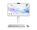 MSI AIO MODERN AM273QP AI 1UM-406EU. 27” IPS PANEL 2560 X 1440 (WQHD) 100HZ . INTEL IRIS XE GRAPHICS. SO-DIMM DDR5 16GB (8GB*2). 512G M.2 PCIE SSD. W11 PRO.BLANCO - imagen 1