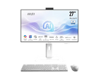 MSI AIO MODERN AM273QP AI 1UM-406EU. 27” IPS PANEL 2560 X 1440 (WQHD) 100HZ . INTEL IRIS XE GRAPHICS. SO-DIMM DDR5 16GB (8GB*2). 512G M.2 PCIE SSD. W11 PRO.BLANCO - imagen 1