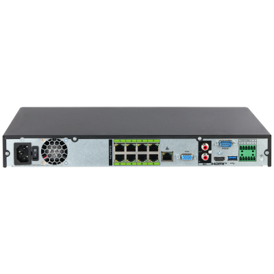 Dahua (DHI-NVR5208-8P-XI/PRO) DAHUA GRABADOR IP NVR WIZSENSE 1U 2HDD 8 CANALES 8POE 8K CON INTELIGENCIA ARTIFICIAL ACUPICK XINGHAN - imagen 2