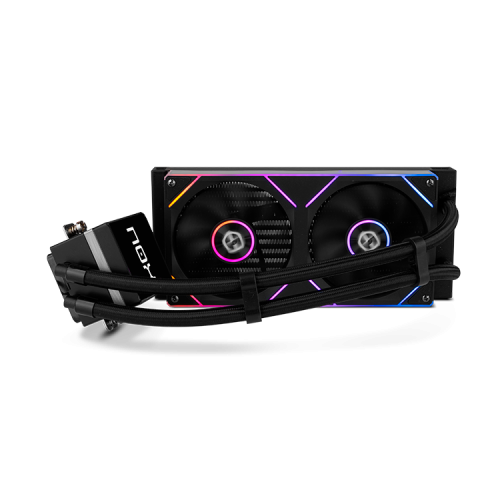 NOX Hummer M-240 LCD|Kit RL Magnético ARGB Negro - imagen 1