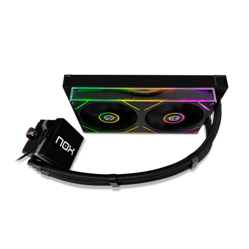 NOX Hummer M-240 LCD|Kit RL Magnético ARGB Negro - imagen 3