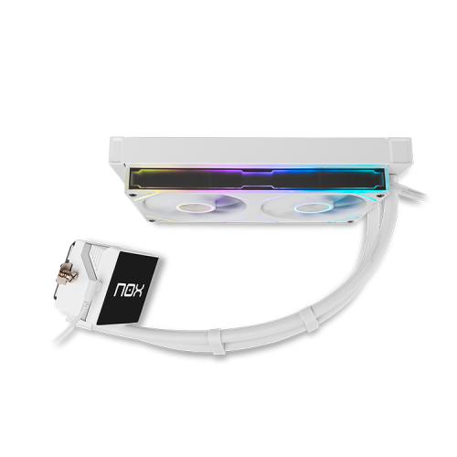 NOX Hummer M-240 LCD|Kit RL Magnético ARGB Blanco - imagen 3
