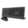 NOX NXLITEDUOSP teclado Ratón incluido Hogar RF Wireless + Bluetooth QWERTY Español Negro