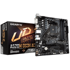 GIGABYTE A520M DS3H AC Placa Base - Procesadores AMD Ryzen Serie 5000, VRM de 5+3 fases, hasta 4733 MHz DDR5 (OC), 1xPCIe 3.0 M.2, LAN GbE, WIFI 5, USB 3.2 Gen 1 - imagen 1