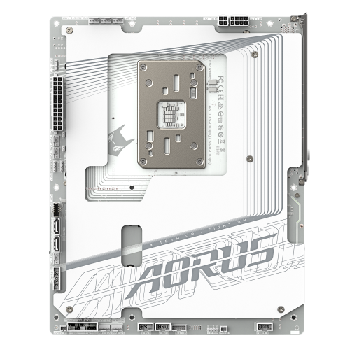 GIGABYTE B850 AORUS STEALTH ICE Placa Base – Procesadores AMD Ryzen serie 9000, VRM digital de 14+2+2 fases, hasta 8200 MHz DDR5 (OC), 2 x M.2 PCIe 5.0 + 2 x PCIe 4.0, Wi-Fi 7, LAN 5 GbE, USB 3.2 Gen 2 - imagen 3