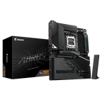 GIGABYTE X870 AORUS STEALTH Placa Base - Compatible con procesadores AMD Ryzen 9000, VRM digital de 16+2+2 fases, hasta 8200MHz DDR5 (O.C.), 2xPCIe 5.0 + 2xPCIe 4.0, Wi-Fi 7, LAN 5GbE, USB 4 - imagen 1