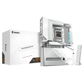 GIGABYTE X870 AORUS STEALTH ICE Placa Base – Compatible con procesadores AMD Ryzen 9000, VRM digital de 16+2+2 fases, hasta 8200 MHz DDR5 (OC), 2 x PCIe 5.0 + 2 x PCIe 4.0, Wi-Fi 7, LAN 5 GbE, USB 4 - imagen 1