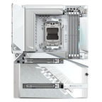 GIGABYTE X870 AORUS STEALTH ICE Placa Base – Compatible con procesadores AMD Ryzen 9000, VRM digital de 16+2+2 fases, hasta 8200 MHz DDR5 (OC), 2 x PCIe 5.0 + 2 x PCIe 4.0, Wi-Fi 7, LAN 5 GbE, USB 4 - imagen 2