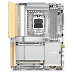 GIGABYTE X870E AERO X3D WOOD Placa Base - Compatible con procesadores AMD Ryzen 9000, VRM digital de 16+2+2 fases, hasta 9000Hz DDR5 (O.C.), 2xPCIe 5.0 + 2xPCIe 4.0, Wi-Fi 7, LAN 5GbE, USB 4 - imagen 2