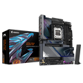 GIGABYTE X870E AORUS MASTER X3D Placa Base - Compatible con procesadores AMD Ryzen 9000, VRM digital de 18+2+2 fases, hasta 9000MHz DDR5 (O.C.), 2xPCIe 5.0 + 3xPCIe 4.0, Wi-Fi 7, LAN 10GbE, USB 4 - imagen 1