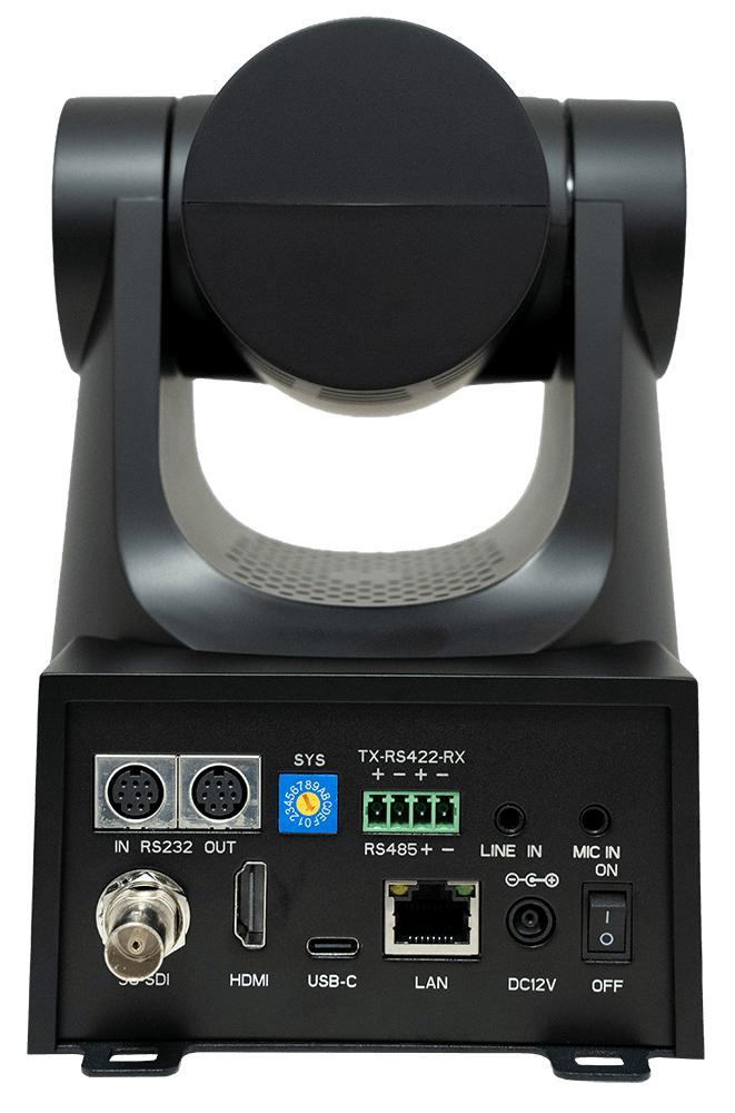 LAIA C-PRO INFINITY 12X (CPI-412/60) CÁMARA PTZ 4K 60FPS WITH SONY 1/2,8" SENSOR. NDI, USB C, HDMI, SDI AND LAN - imagen 2