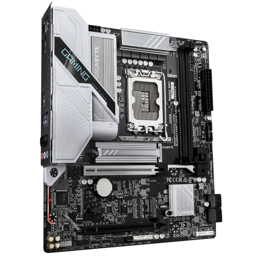 GIGABYTE B860M GAMING WIFI6 Placa Base - Intel Core Ultra Series CPUs, 8+1+2 Phases VRM, hasta 9066MHz DDR5, 1xPCIe 5.0 + 1xPCIe 4.0 M.2, 2.5GbE LAN, WIFI 6, USB 3.2 Gen 1 - imagen 3