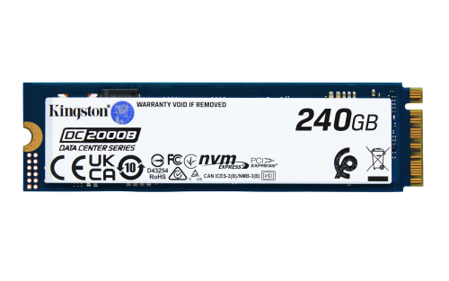 Kingston Technology 240G DC2000B PCIe 4.0 M.2 2280 Enterprise SSD (Sin disipador térmico) - imagen 2