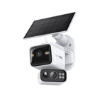 TP-LINK TAPO C645D KIT SOLAR-POWERED DUAL-LENS PAN/TILT SECURITY CAMERA KIT SPEC:2K 3MP(2304×1296)&2K 3MP(2304×1296), 2.4 G&5GHZ, 10000MAH RECHARGEABLE LITHIUM-ION BATTERY, SOLAR PANEL(5.2V, 2.5W) - imagen 1