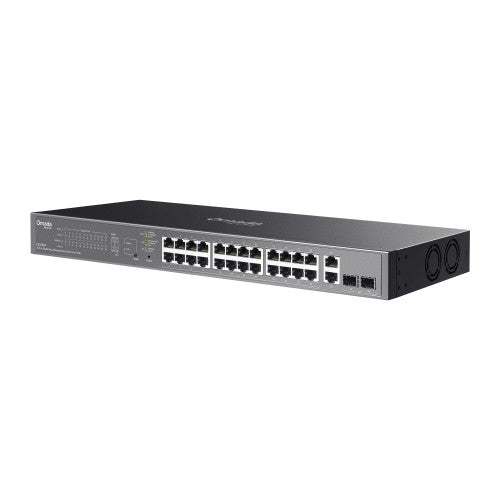TP-LINK ES228GP OMADA 28-PORT GIGABIT EASY MANAGED SWITCH WITH 24-PORT POE+ PORT: 24× GIGABIT POE+ PORTS, 2X GIGABIT NON-POE PORTS, 2× GIGABIT SFP PORTS - imagen 3