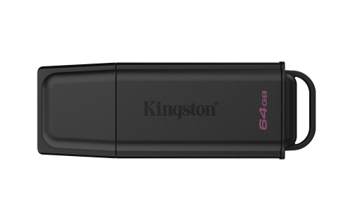 Kingston Technology DataTraveler 64GB Portátil USB 3.2 Gen 1 Exodia Negro - imagen 1