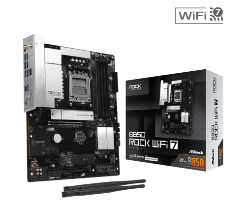 Asrock B850 Rock WiFi 7 AMD B850 Zócalo AM5 ATX - imagen 1