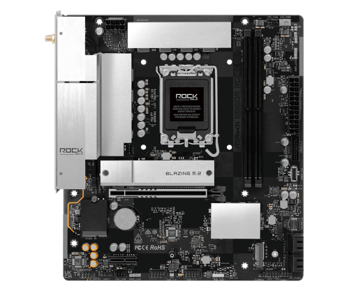 Asrock B860M Rock WiFi Intel B860 LGA 1851 (Socket V1) micro ATX - imagen 2