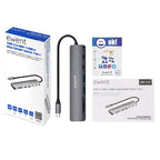 Ewent EW1152 base para portátil y replicador de puertos Alámbrico USB 3.2 Gen 1 (3.1 Gen 1) Type-C Gris - imagen 2