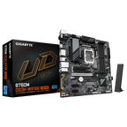 GIGABYTE B760M DS3H WIFI6E GEN5 Placa Base – Compatible con procesadores Intel Core 14ª generación, VRM digital de 6+2+1 fases, hasta 5600 MHz DDR5, 2 x M.2 PCIe 4.0, Wi-Fi 6E, LAN 2.5 GbE, USB 3.2 Gen2 - imagen 1