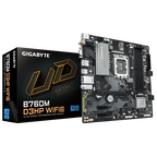 GIGABYTE B760M D3HP WIFI6 Placa base - Compatible con procesadores Intel Core 14ª generación, VRM digital de 4+1+1 fases, hasta 5600 MHz DDR5, 2x M.2 PCIe 4.0, Wi-Fi 6, LAN GbE, USB 3.2 Gen 1 - imagen 1
