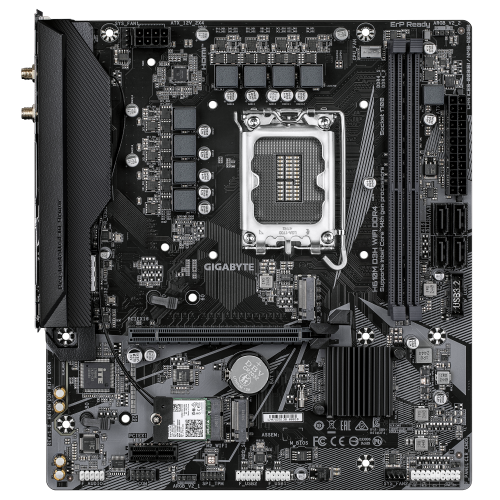 GIGABYTE H610M D3H WIFI DDR4 Placa Base – Compatible con procesadores Intel Core 14ª generación, VRM de 6+1+1 fases, hasta 3200 MHz DDR4, 2xPCIe 3.0 M.2, Wi-Fi 5, LAN 1 GbE, USB 3.2 Gen 1 - imagen 2