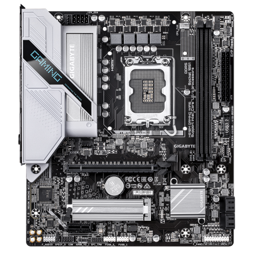 GIGABYTE H810M GAMING WIFI6 Placa base - Procesadores Intel Core Ultra (Serie 2), VRM de 4+1+2 fases, hasta 6400 MHz DDR5, 1xPCIe 4.0 M.2, LAN 2.5GbE, WIFI 6, USB 3.2 Gen 1 - imagen 2