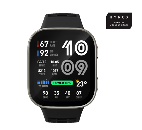 Amazfit Bip Max 5,26 cm (2.07") AMOLED Digital 432 x 514 Pixeles Pantalla táctil Negro Wifi GPS (satélite) - imagen 1